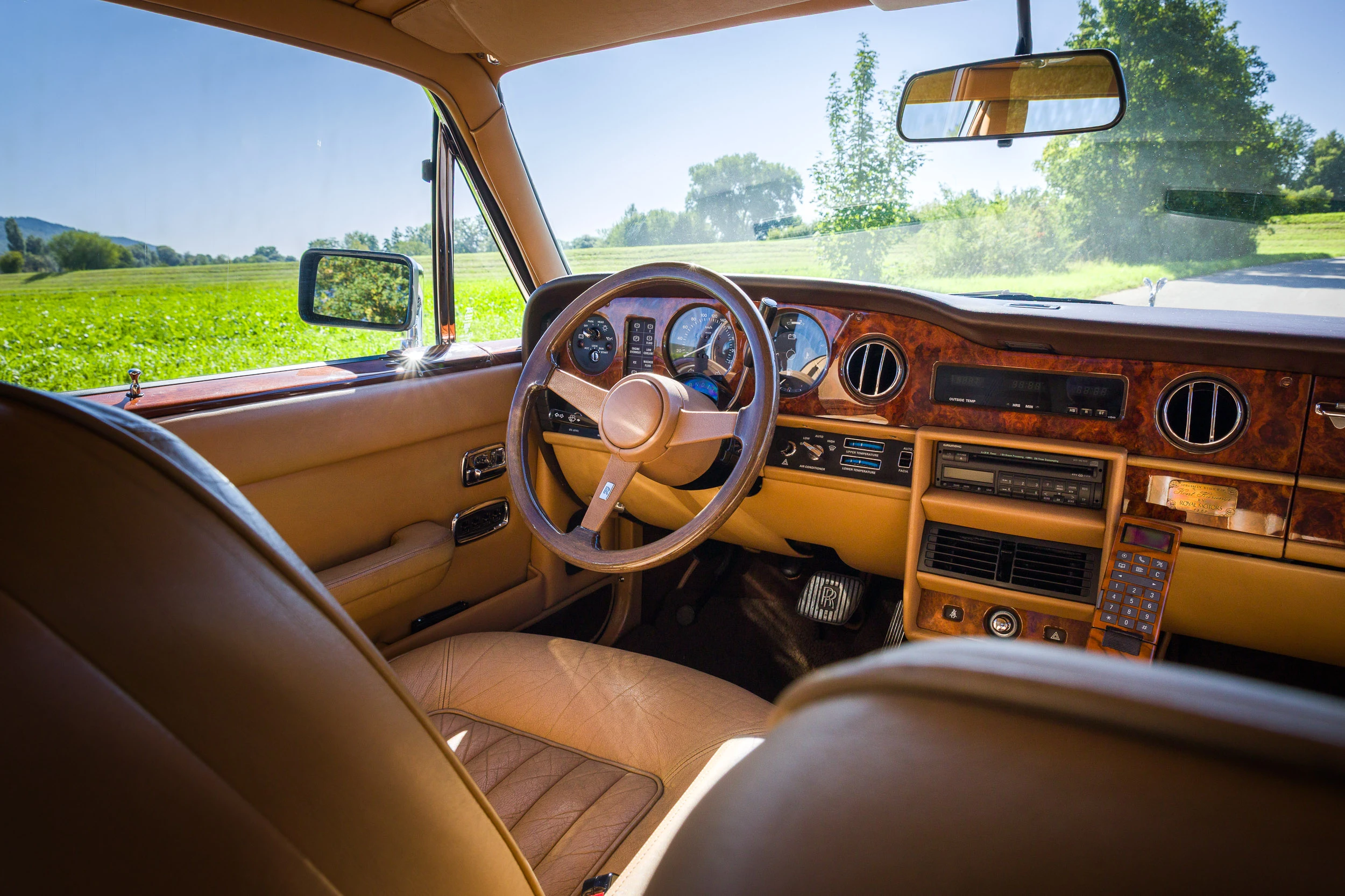 Rolls-Royce Silver Spur Cockpit Lenkrad Leder Interieur